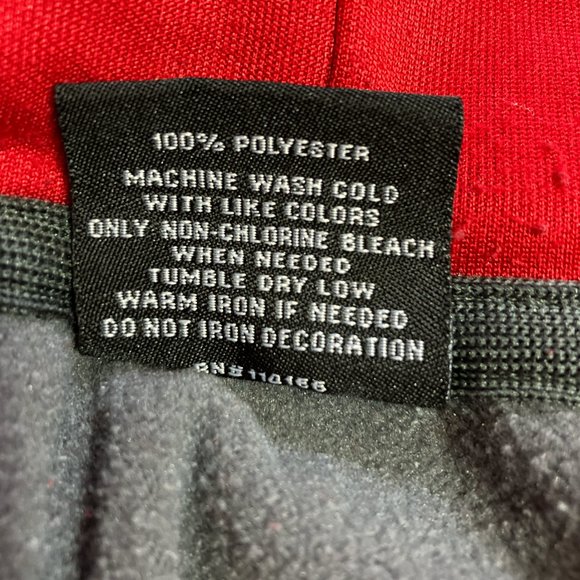 Colosseum Unisex Wisconsin Badgers Gray/Red Hoodie Sweatshirt Adult Small-VG - Picture 7 of 10